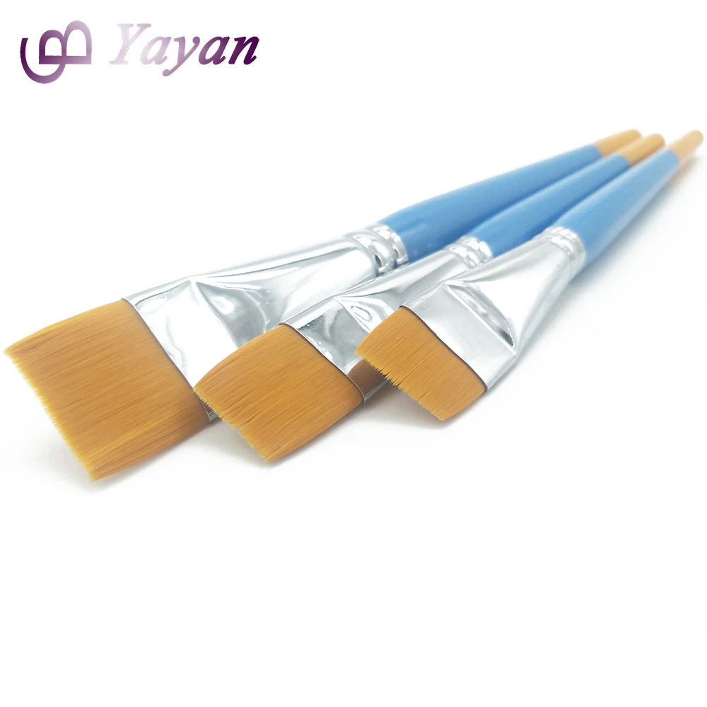 1 Inch Flat Painting Brush China Nylon Paint Brushes