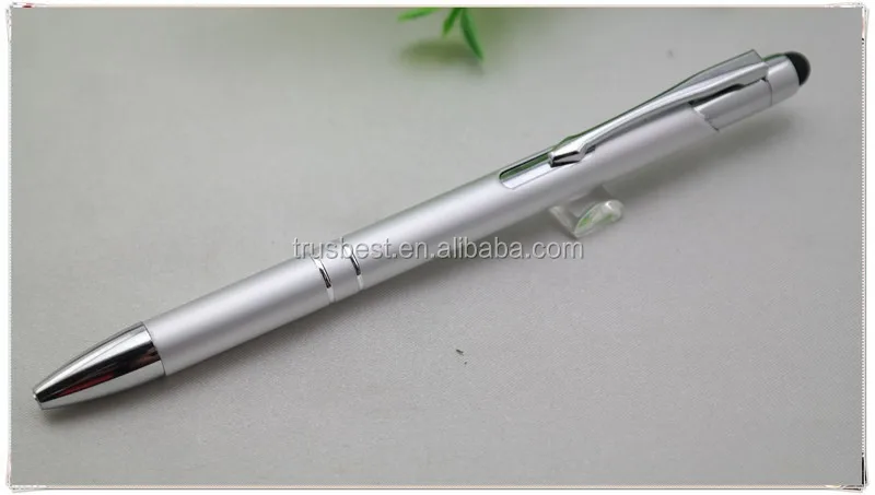 stylus writing pen for iphone ipad touch , metal promotional ballpoint pen