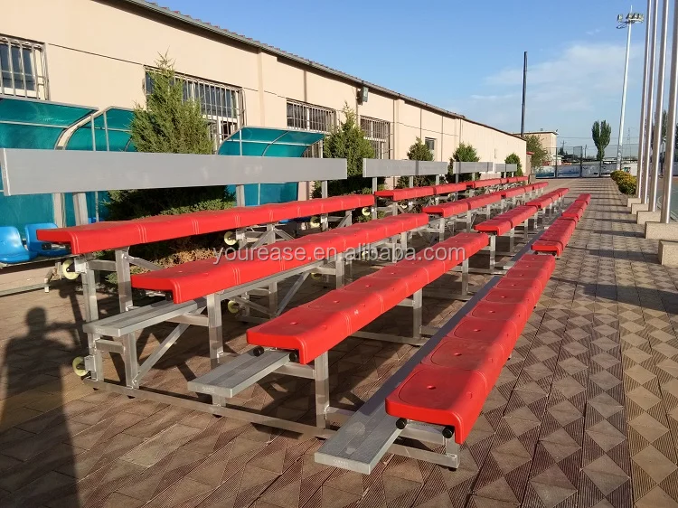Outdoor aluminum grandstand the metal structure bleachers
