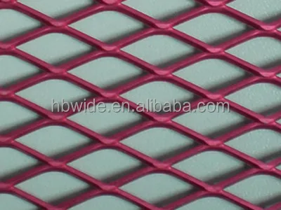 High quality aluminum Expanded metal sheet / PVC coated expended metal sheet for factory