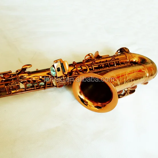 alto saxophone, hand hammering, full body engravings