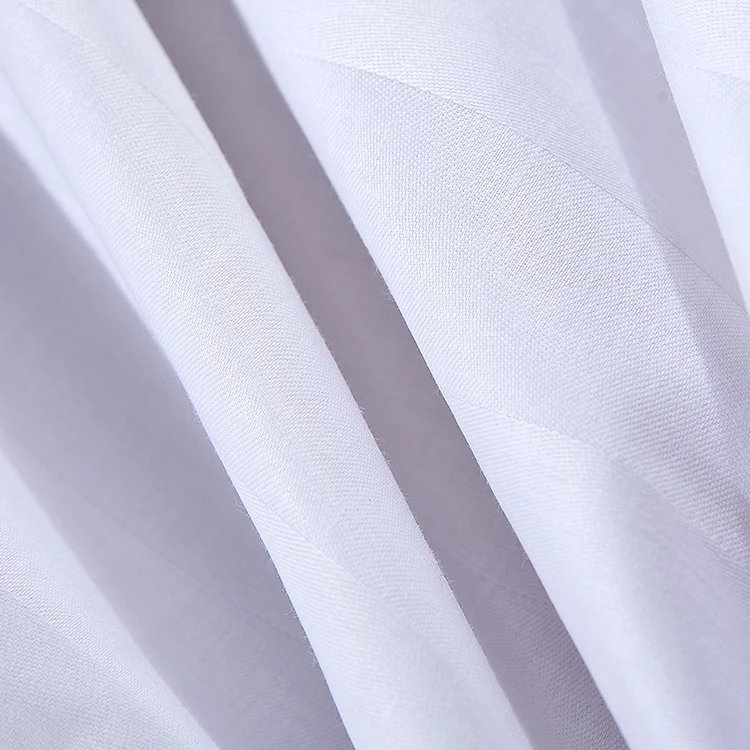 3cm Sateen Stripe Fabric Bed Sets Luxury Wholesale Hotel Bedding in Guangzhou