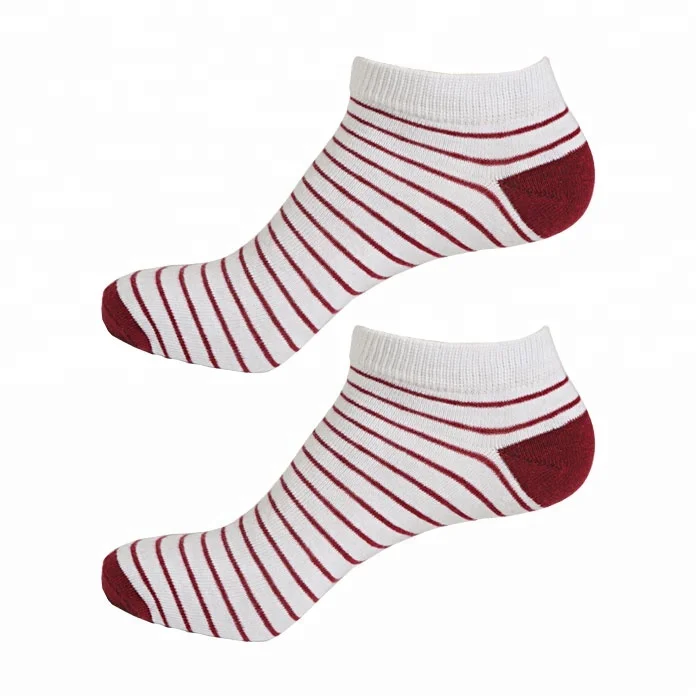 Высококачественные дешевые мужские носки из полиэстера и спандекса в полоску