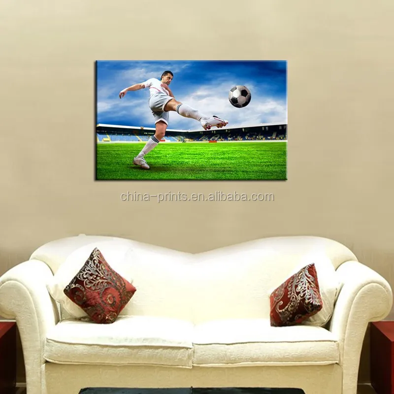 World Cup Canvas Printing Art /Football Star Canvas Poster/Handsome Men Wall Picture