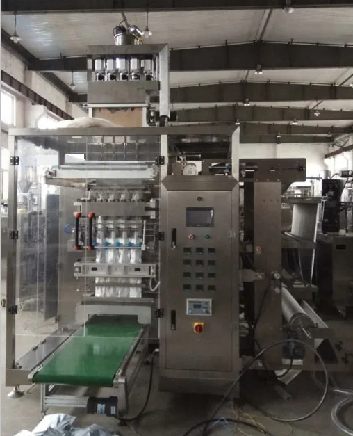 Multi-lines Instant Coffee Powder Sachet Packaging Machine 4 Sides Sealing Stick Bag Multi-lanes Packing Machine 60-105mm 900mm