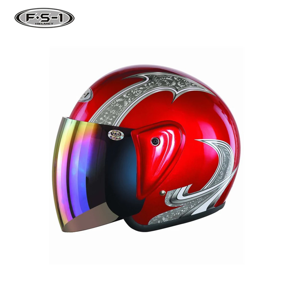 
Best deals decal open face miniature motorcycle helmet full face 