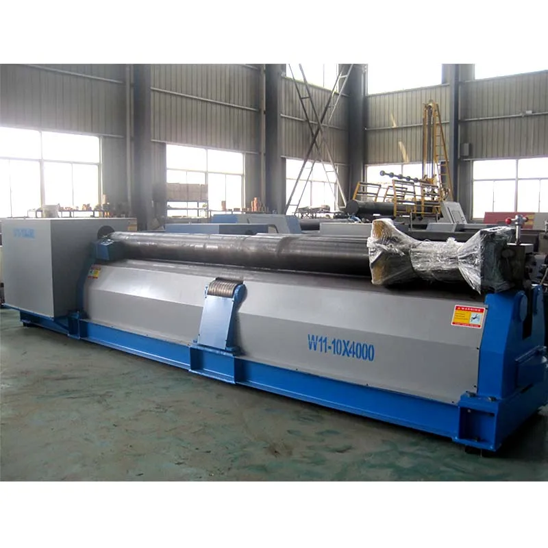 Электрическая гибочная машина для прокатки металлических пластин, 3 рулона