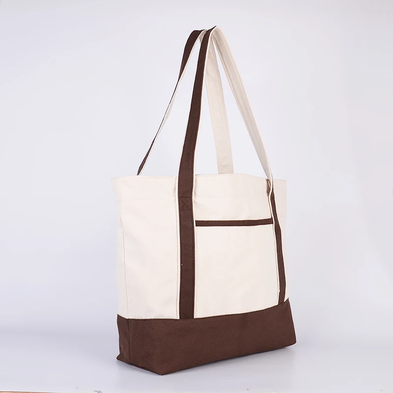 High King GOTS/GRS Audited Factory Extra Large Heavy Duty Tote Bag With Custom Printed Logo Canvas Tote