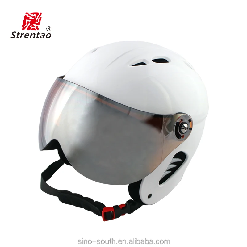 Hot sale outdoor sports skiing snowboard helmet certified skiing helmet with visor