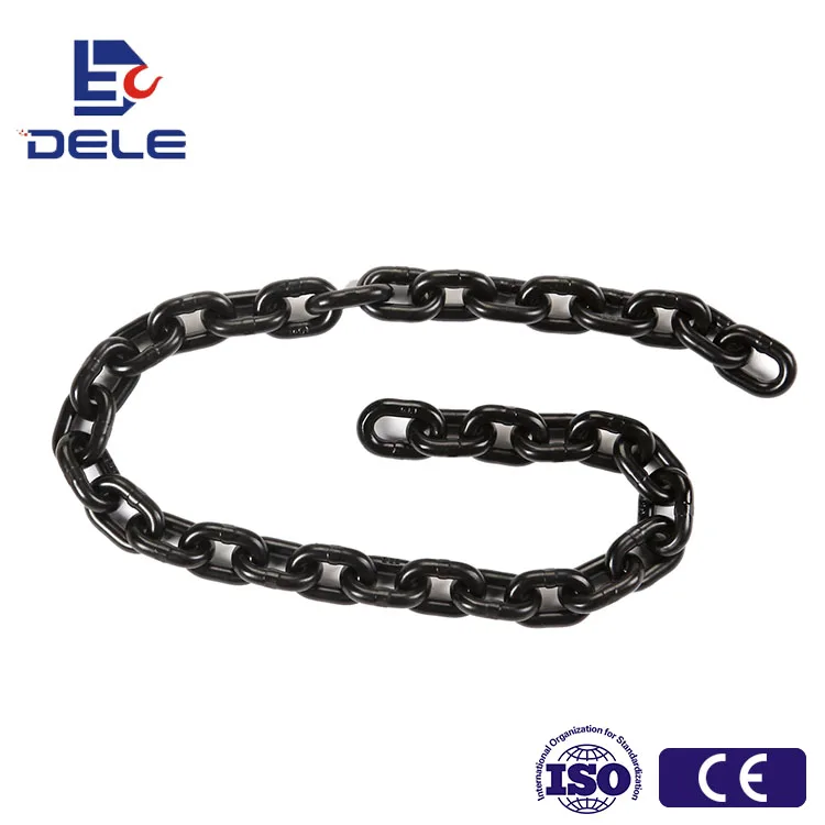 G80  5mm*15MM chain for hoist loading blacken alloy chain