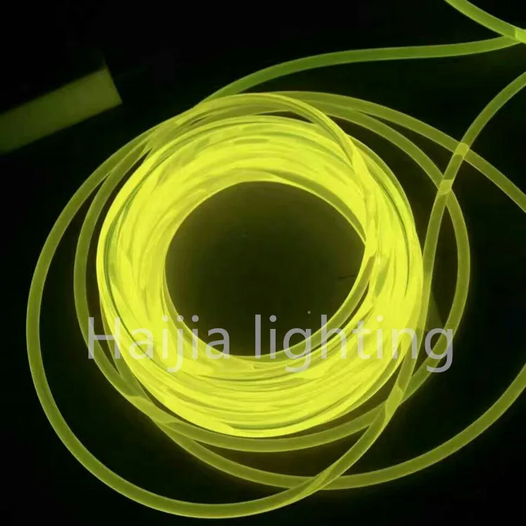 outdoor lighting decoration use 5mm 6mm 8mm 14mm side glow fiber optic cable