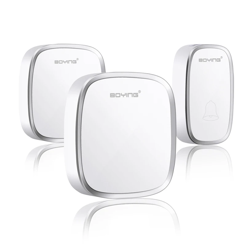 
Высококачественный 100 м 110-220 В белый 150 дБ 12 вольт м большой радиус действия цифровая портативная вспышка беспроводной вибрационный дверной Звонок 