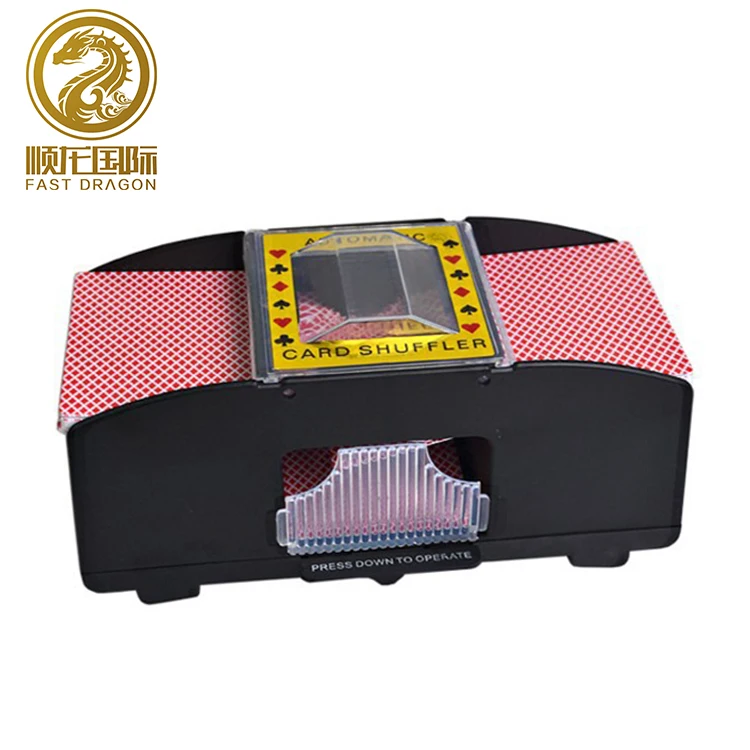 New Automatic Poker Card Casino Robot For Women Men Shuffler Battery Operated Casino Game Playing Shuffling Machine Advanced