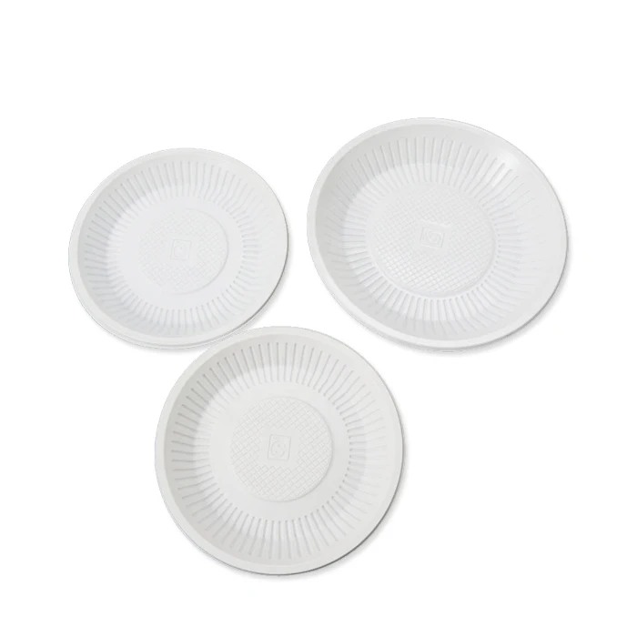 Customized disposable pp plastic plate set, tableware packaging tray for dinner,wedding party dishes