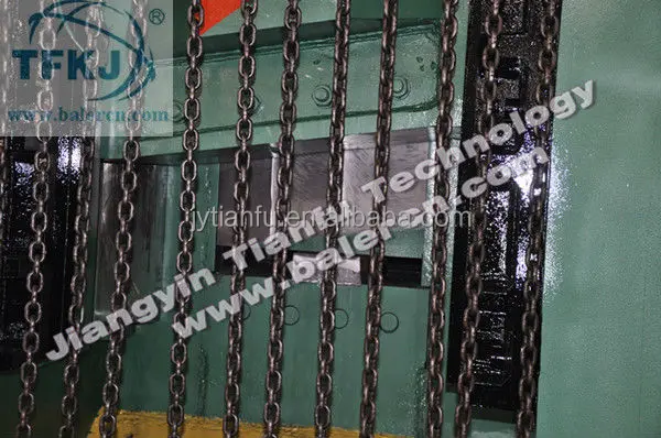 YDJ-6300 automatic feeding scrap metal baling shear for recycling