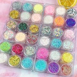 Cosmetic 6 Colors Fairy Colorful Glitter Gel Diamond Cream Eyeshadow gel set  for Face Body