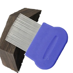 Factory custom hair combs stainless steel wholesale metal hair comb
