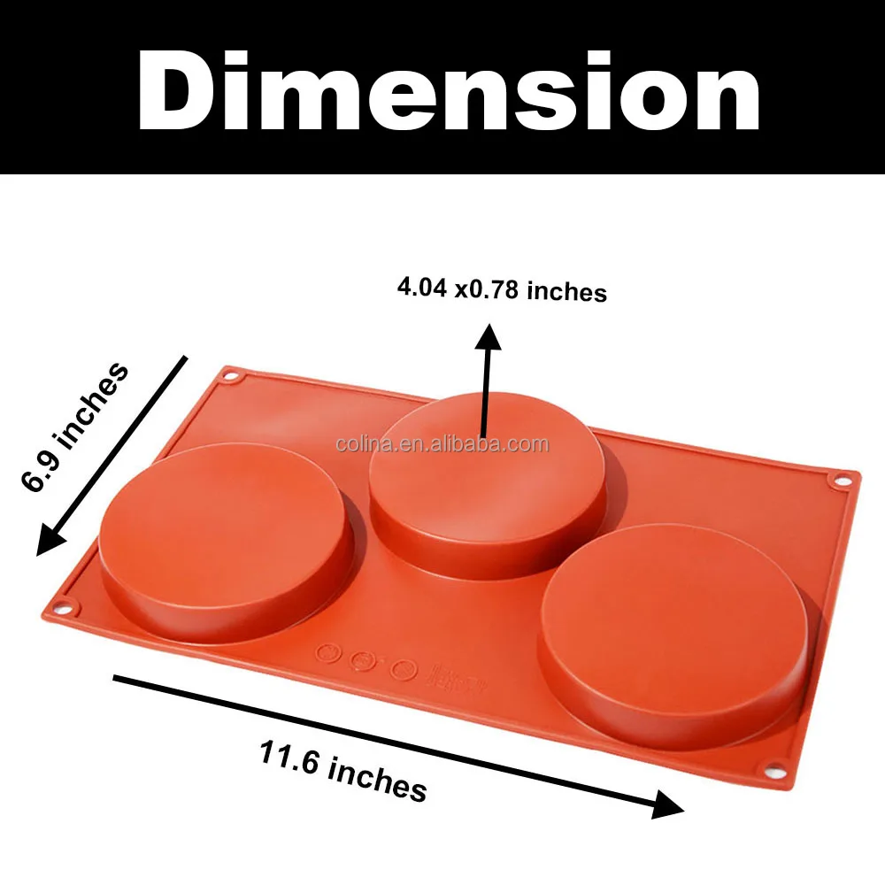 
big silicone baking pans round shape 3D silicone molds silicone cake bakeware 