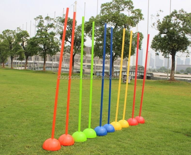 Adjustable Folding Plastic Pole agility training soccer equipment sports equipment pole agility pole