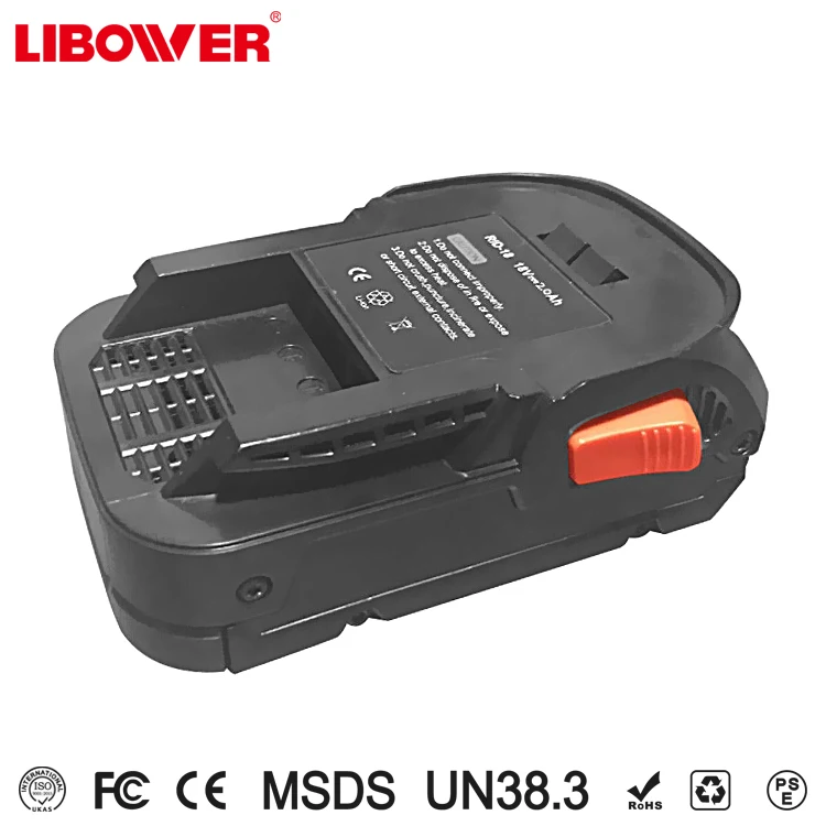 Libower Replacement  Battery For AEG 18V 2A L1815R  RIDGID RE60  60kN