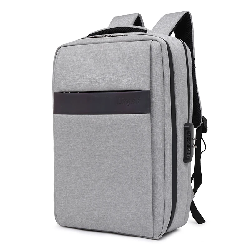 Multifunction USB smart customize collage mochilas business 15.6 computer nylon retreat luxury laptop bags back packs backpack