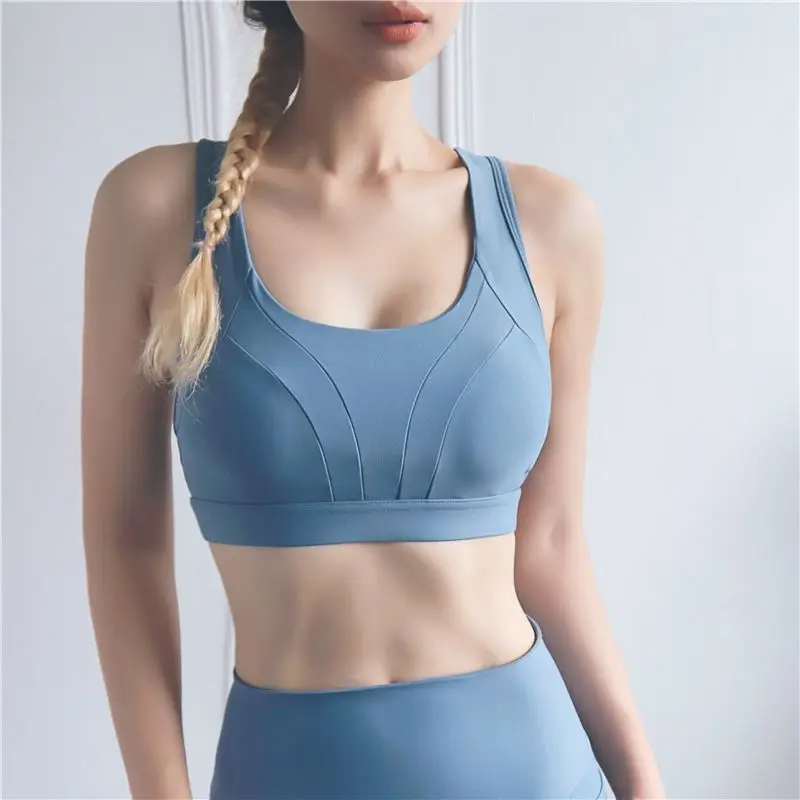 Woman Gym Yoga Sport Gather Bra Beauty Back Nursing Sports Bra