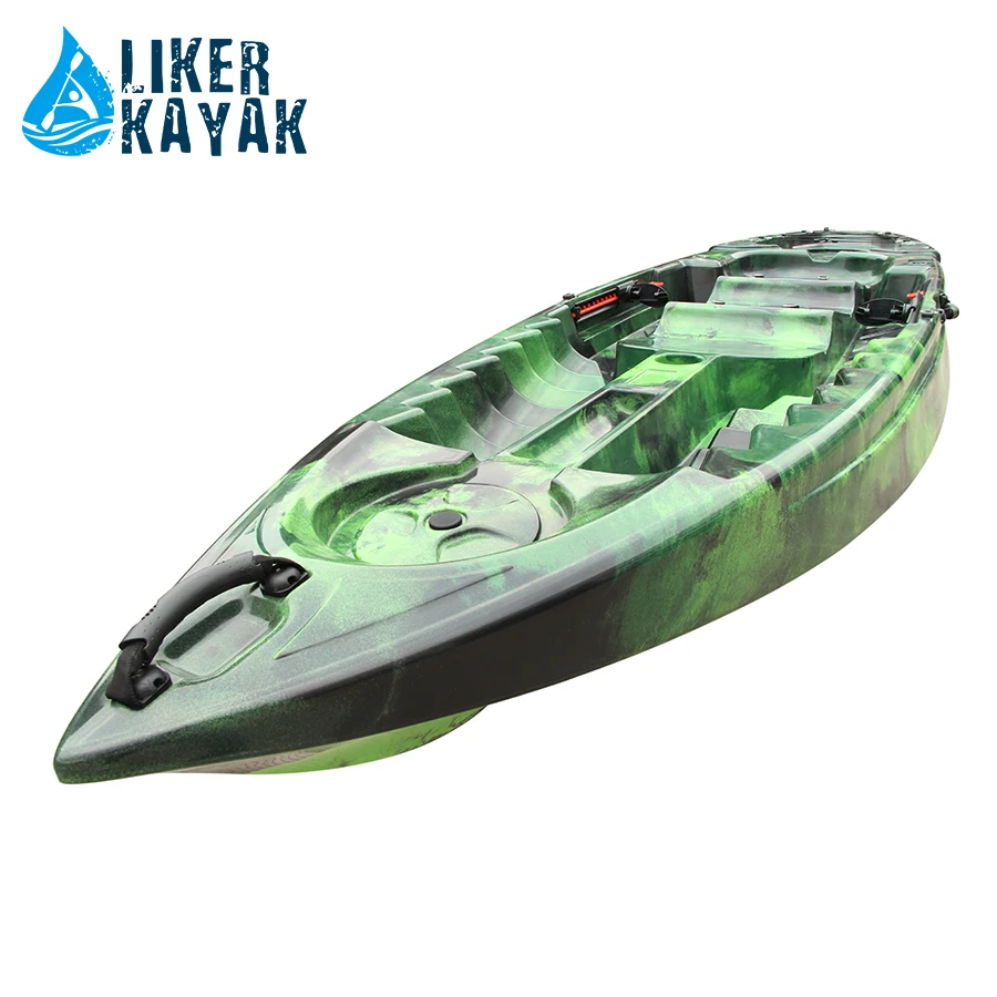 New Design family boat in weekend 3 person sit on top Tanden kayak