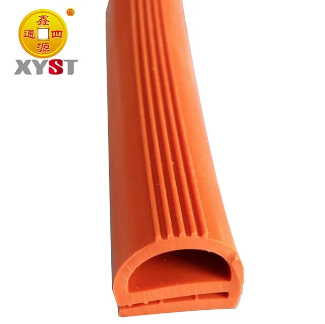 Color high temperature Solid waterproof Special-shaped silicone strip silicone  Foam  sealing strip
