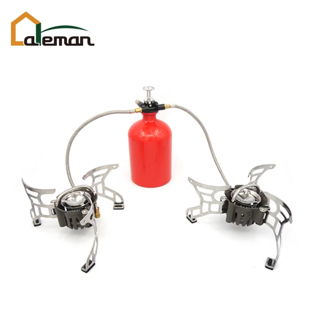 2 Burner Oil/Gasoline/Gas Stove, Multifuel Camping/Hiking/Backpacking/Mountaineering Stove with Double/Dual Burner Ultimate OEM