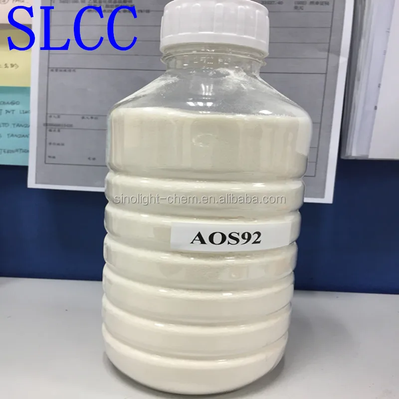 Sodium Alpha-Olefin Sulfonate(AOS) 92% produced by Sinolight
