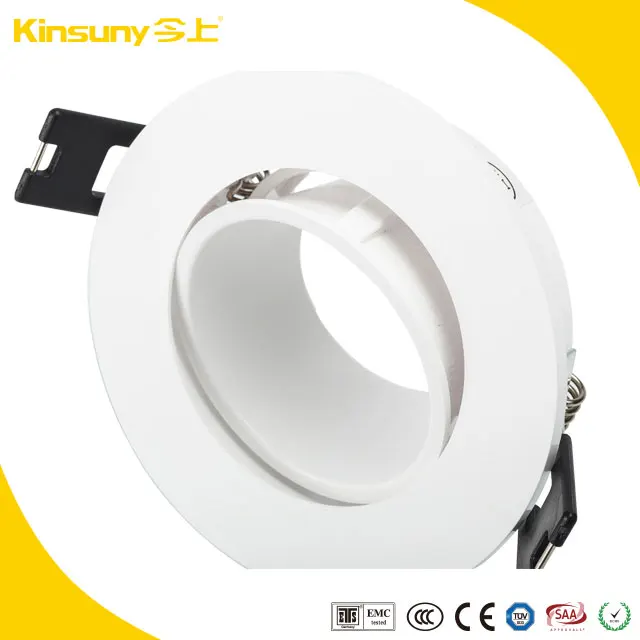 
Adjustable led light housing MR16 GU10 recessed ceiling light fitting downlight frame 