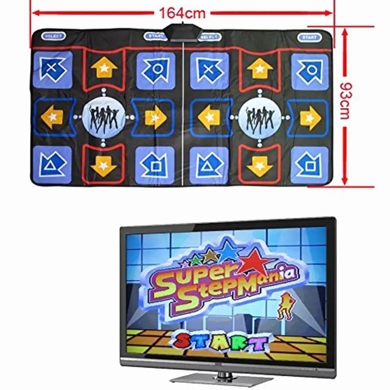 
32 16 8 bit Dance Revolution DDR Pad Mat 