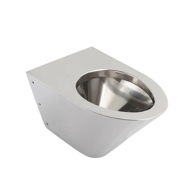 High Quality Factory Direct P-Trap Sales Western Stainless Steel Wall Hang WC Toilet Bidet