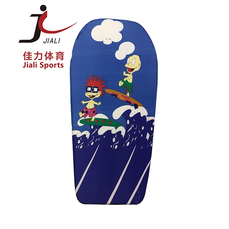 Beautiful design customized fashion style EPS beach nice board black bodyboard for adult