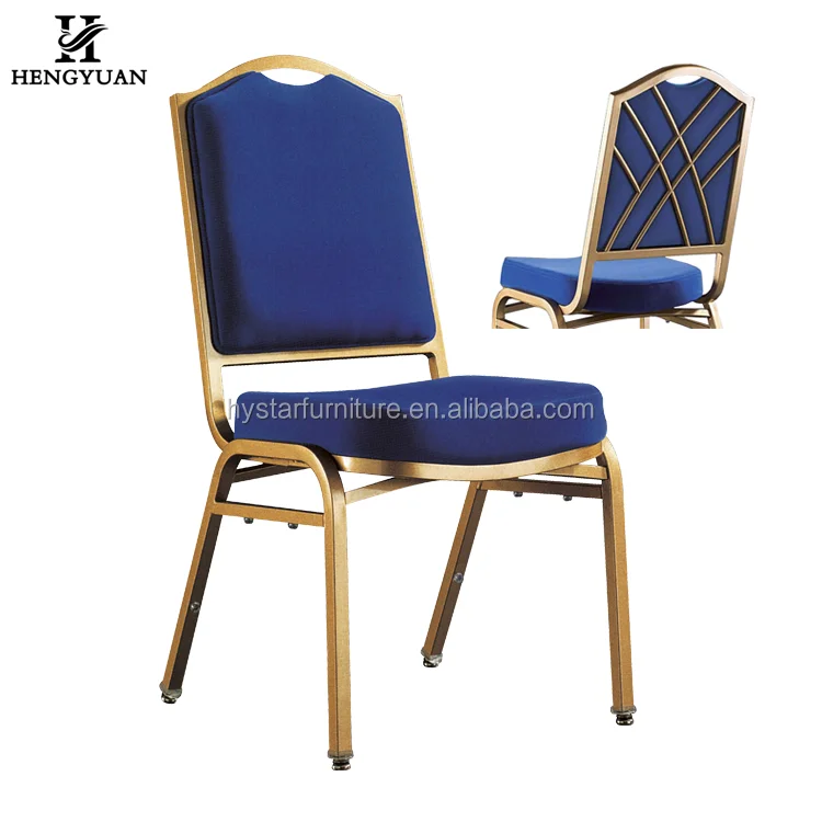 Wholesale Classic Durable Metal Stackable Hotel Furniture Banquet Chairs