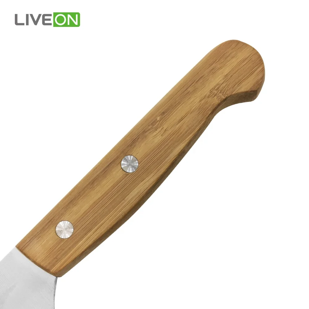 Bamboo Bread Cutting Board With Knife