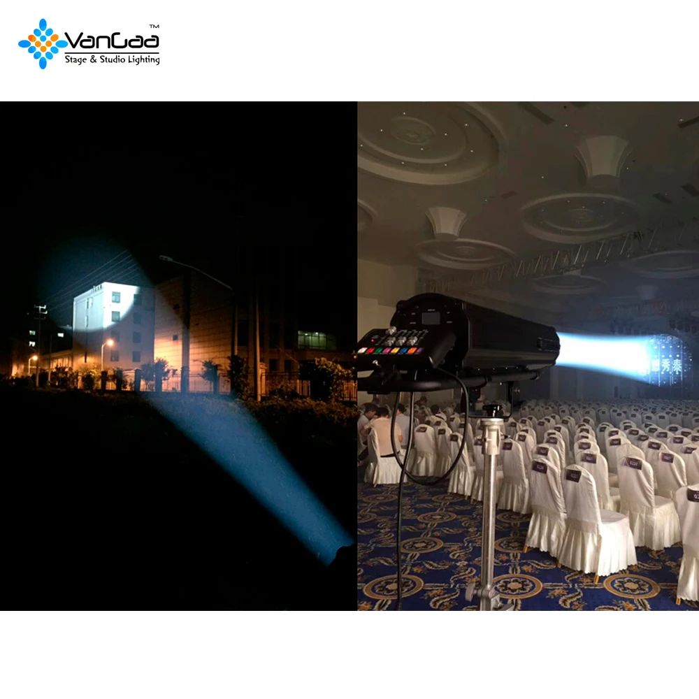 Top 600W LED DMX Console Follow Spot Light Wedding Stage Lighting