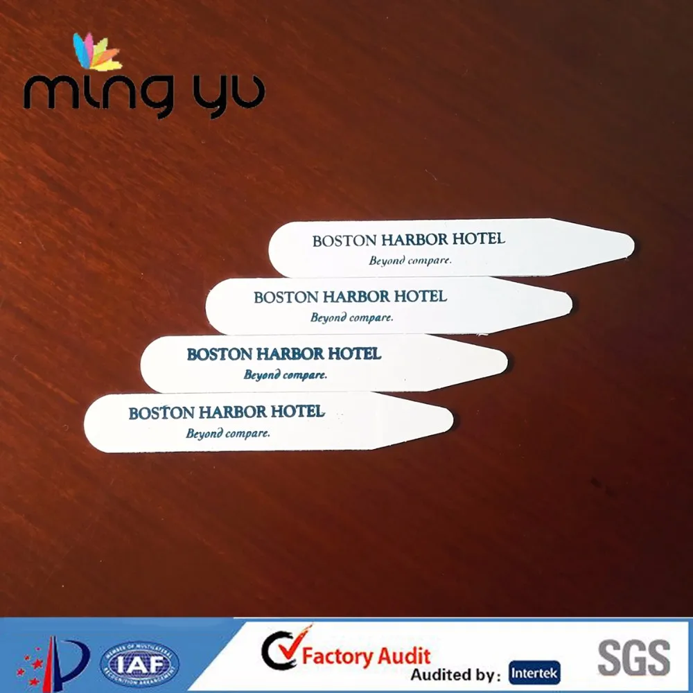 Hot Sale Eco-friendly Custom Printing Shell Collar Stays