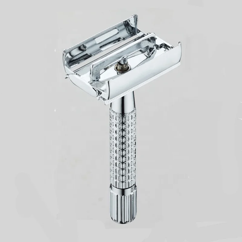 Vintage Butterfly opening safety razor double edge razor safety razor with mirror box