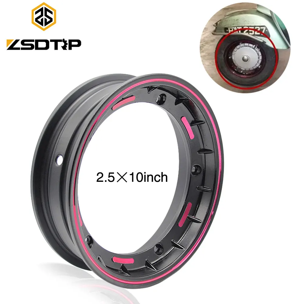 
VESPA Scooter front rear universal CNC E-10*2.50 Motorcycle aluminum wheel rims 