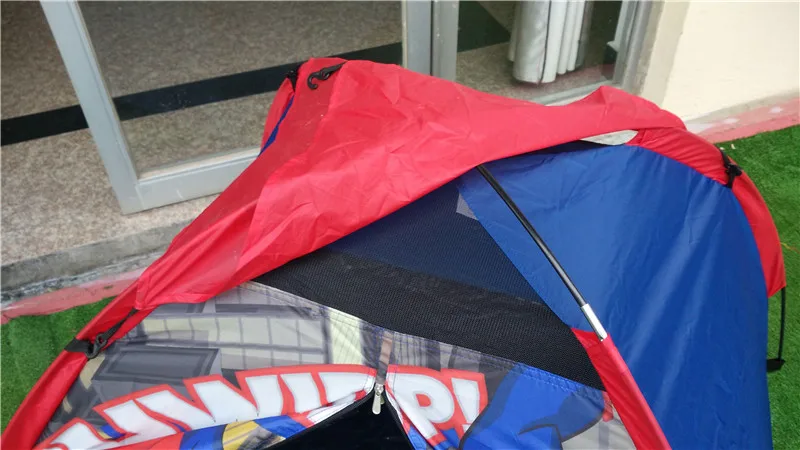 Automatic Spiderman Pop-Up Kids Play Tent Soft Polyester Sports Toy Playhouse for Indoor and Outdoor Play Model Play House