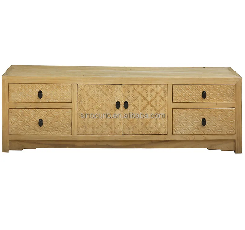 chinese antique furniture reclaimed wood tv stand & cabinet