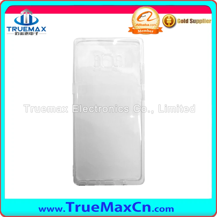 Новое прибытие ТПУ чехол для Samsung Galaxy Note 8 ультра тонкий прозрачный чехол