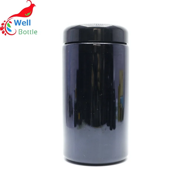 Горячая Распродажа 1000 мл УФ со стеклянным кувшином/Крючки Smell-Защита от ультрафиолетовых лучей хранения УФ тайник Jar Контейнер VJ-11S