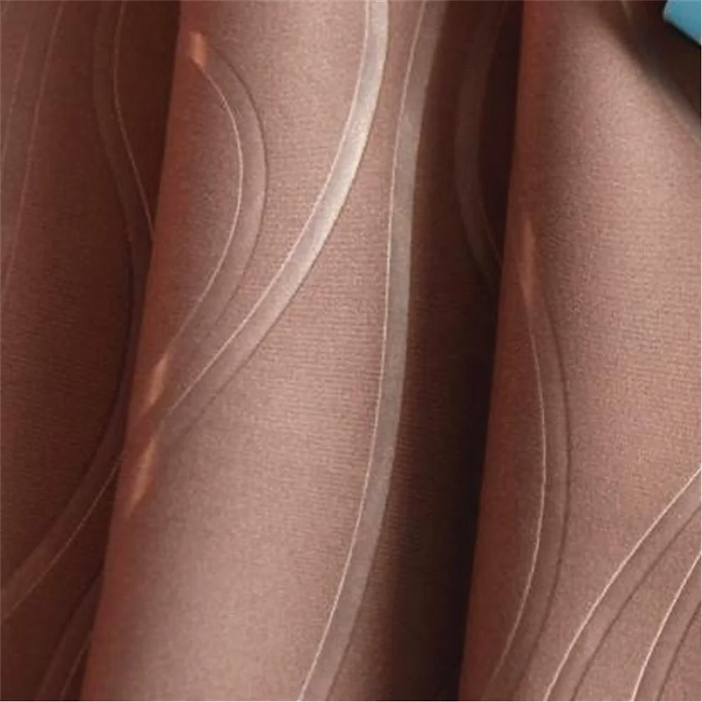 wholesaler embossed blackout curtain fabric