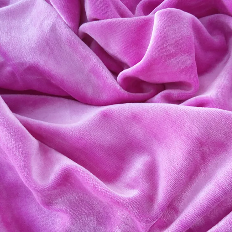 comfortable soft bamboo velour fabric for sport wear and baby product