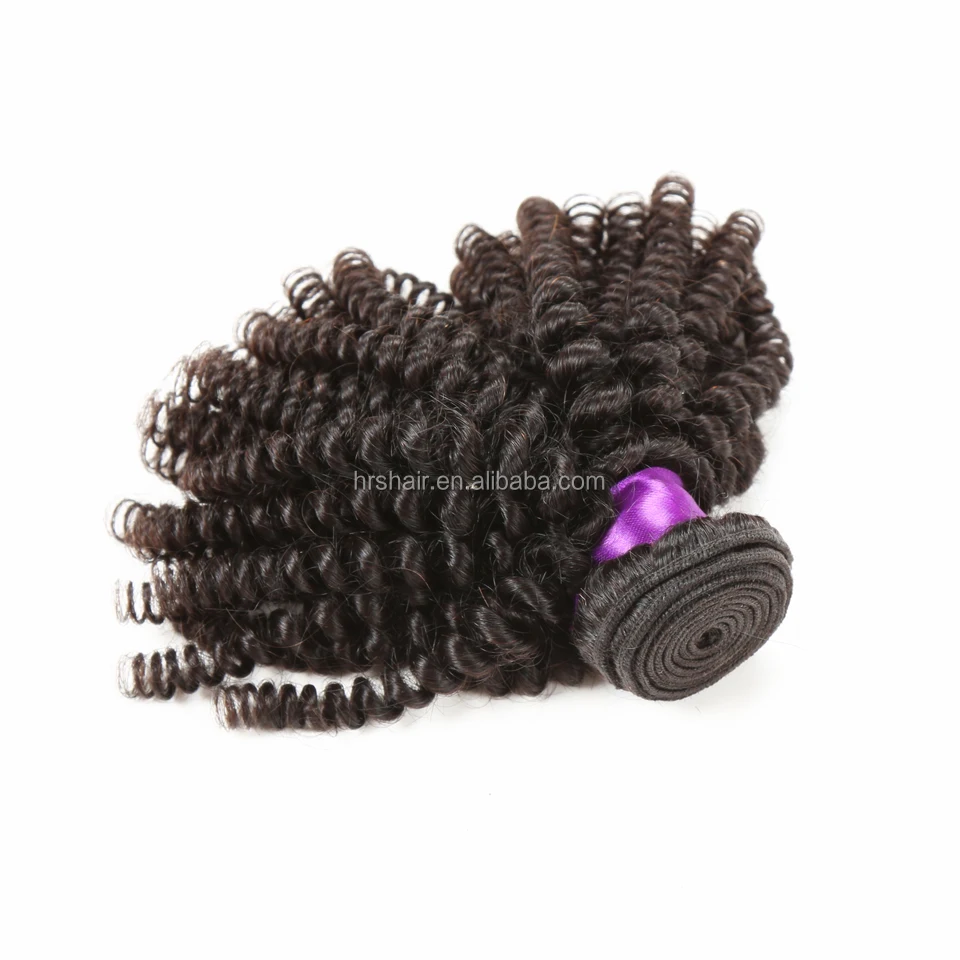 100% Brazilian human Hair Natural Color Kinky Curl human locks