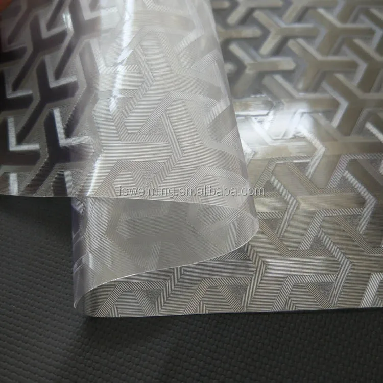 Embossed PVC Glass Window Decorative Film