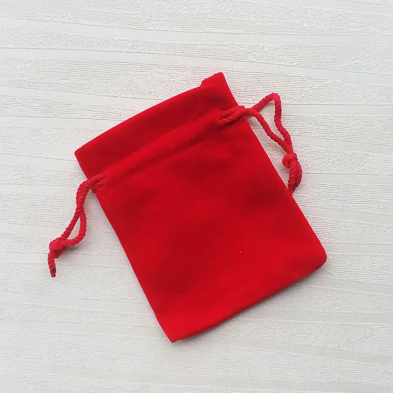 Free Sample wholesale cash commodity Custom drawstring bag velvet pouch for jewelry