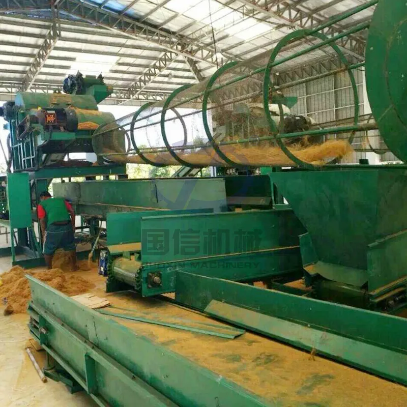 
How to make fiber for making mattress pulp and papers -- empty fruit bunches long fiber crusher 